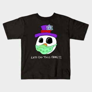 Christmas Snowman Kids T-Shirt